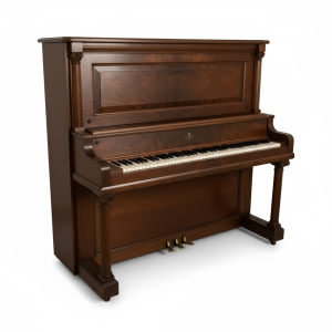 Antique Mahogany Poole Upright Piano (SEE DESCRIPTION)