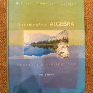 Intermediate Algebra Textbook