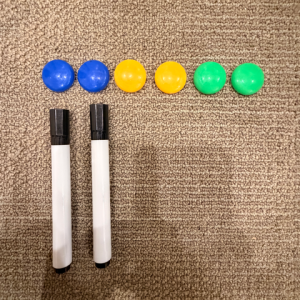 Whiteboard Magnets and Markers