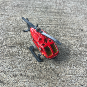 2001 Matchbox Red Rescue Helicopter