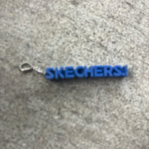 Blue Skechers Keychain