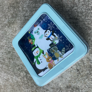 Winter Theme Holiday Tin