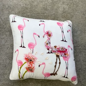 Flamingo Pattern Pillow