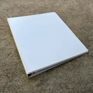 1 Inch White Binder