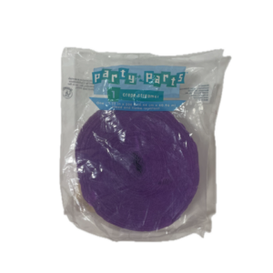 Purple Crepe Streamers
